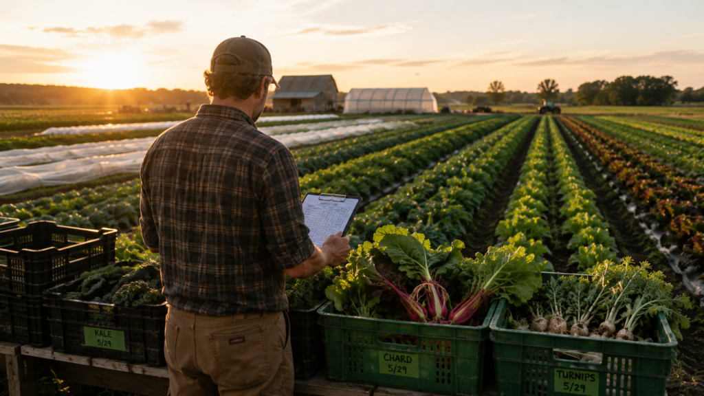 organic harvest records organic certification